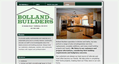 Desktop Screenshot of bollandbuilders.com